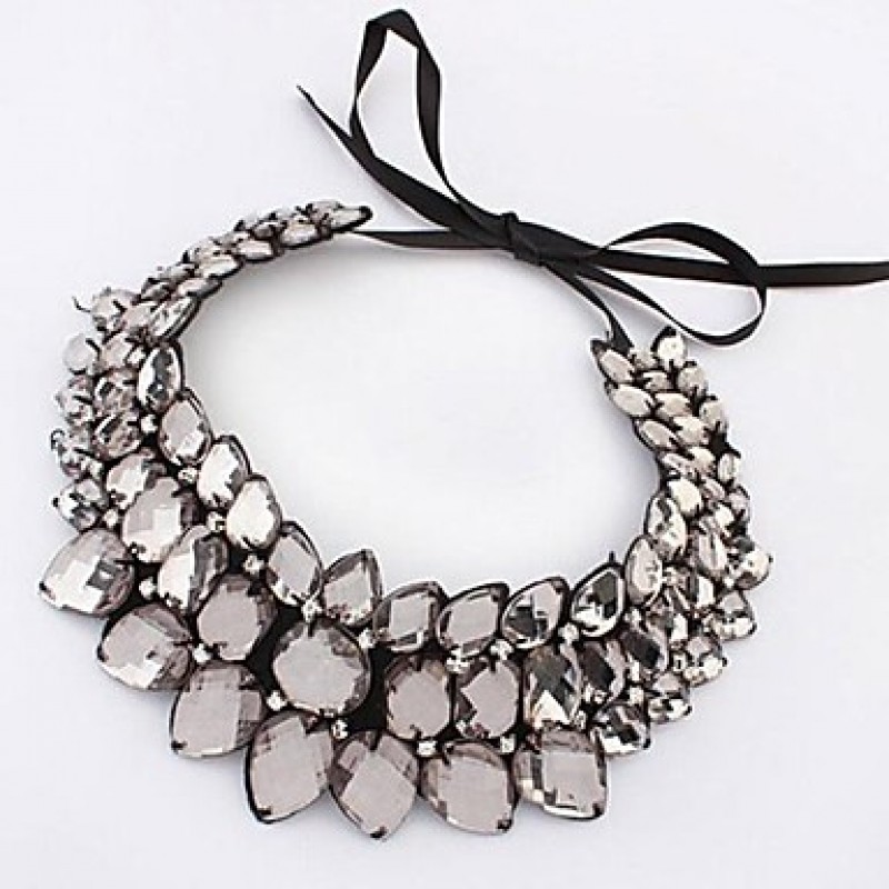 Black Collar Necklaces Fabric Wedding / Party / Daily / Casual Jewelry