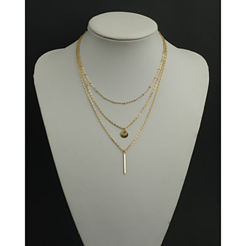 Jewelry Pendant Necklaces / Chain Necklaces / Layered Necklaces Party / Daily / Casual Alloy 1pc Women Wedding Gifts