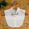 Fashion Women`s Solid Fabric Cotton/Acrylic/Imitation Pearl Collar Necklaces Joker Daily/Casual