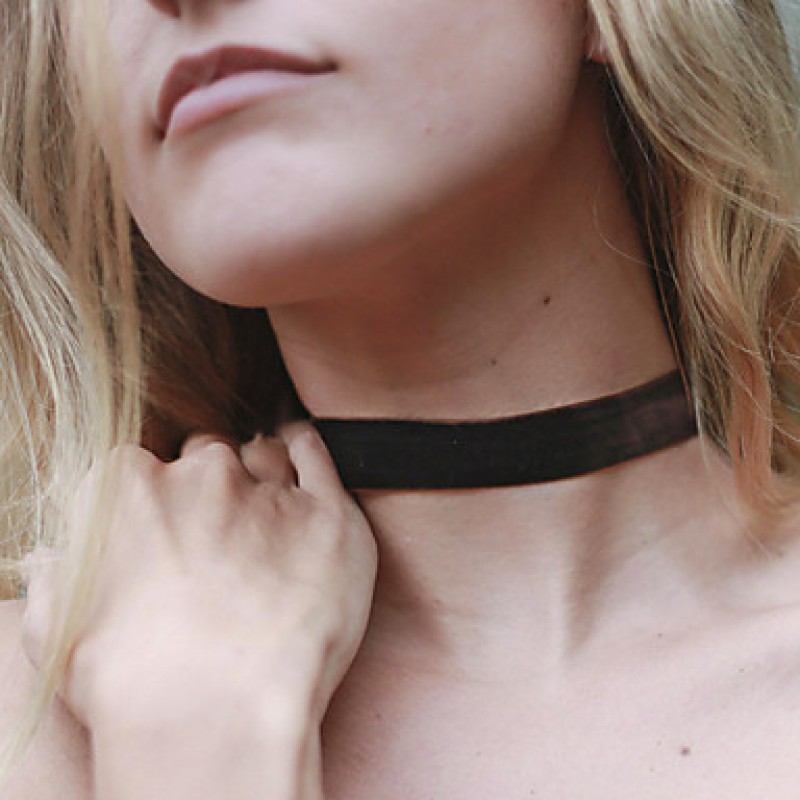 Women's Simple Fashion Stylish Black Velvet Collar Vintage / Party / Work / Casual Fabric Choker