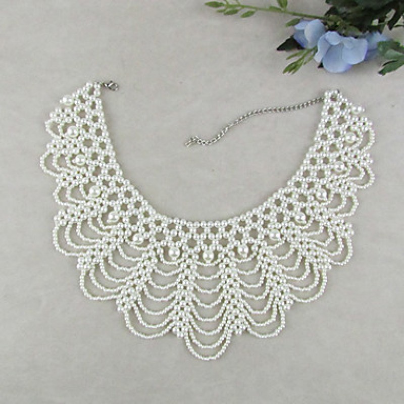 Collar Necklaces Imitation Pearl Party / Daily Jew...