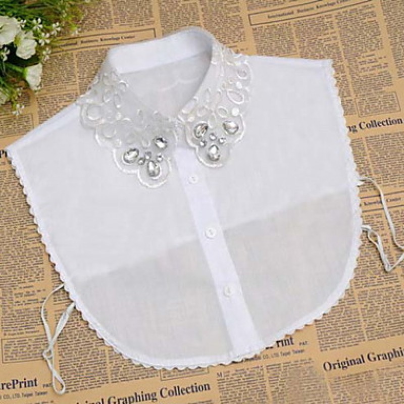 Fashion Women`s Solid Fabric Cotton/Acylic Collar Necklaces Joker Daily/Casual