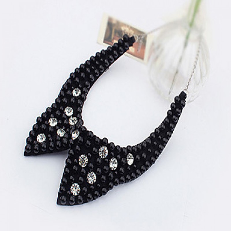 Vintage / Casual Alloy / Rhinestone / Fabric Collar