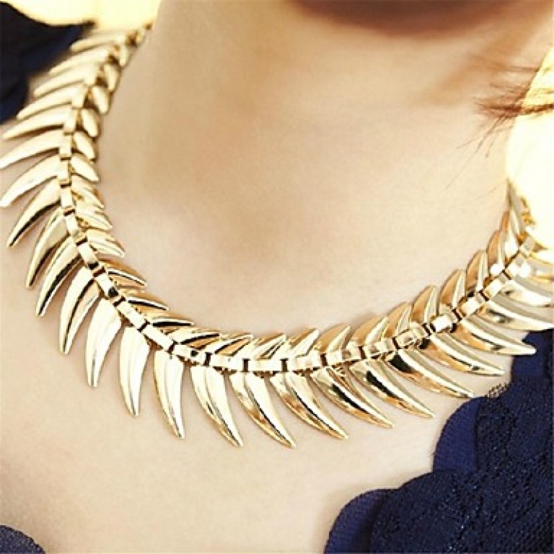 Necklace Statement Necklaces Jewelry Casual Fashion Alloy Gold 1pc Gift