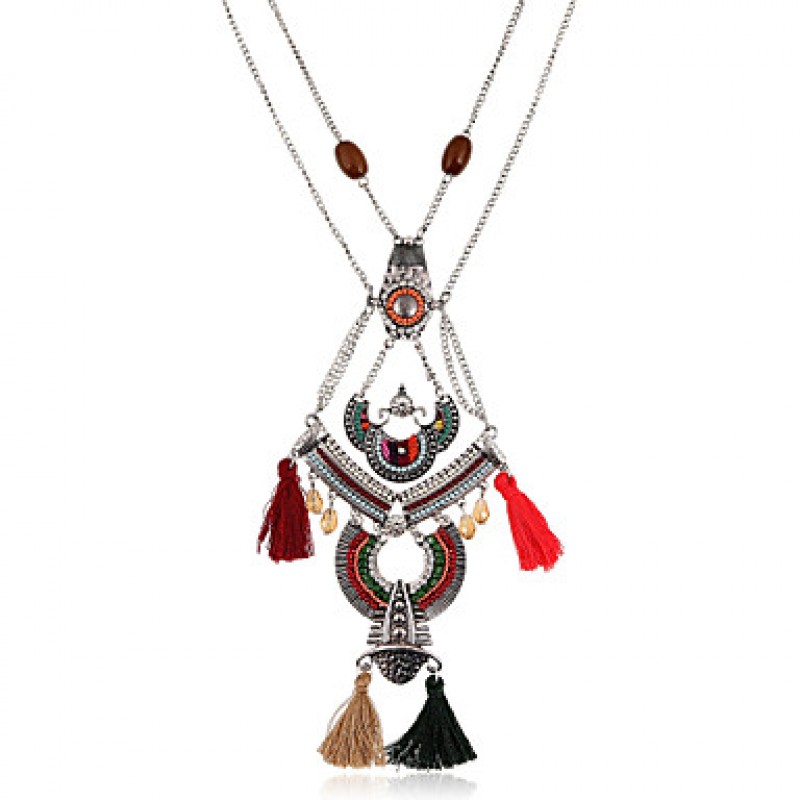 The New Vintage / Cute / Party / Work / Casual Alloy / Rhinestone Layered Necklaces