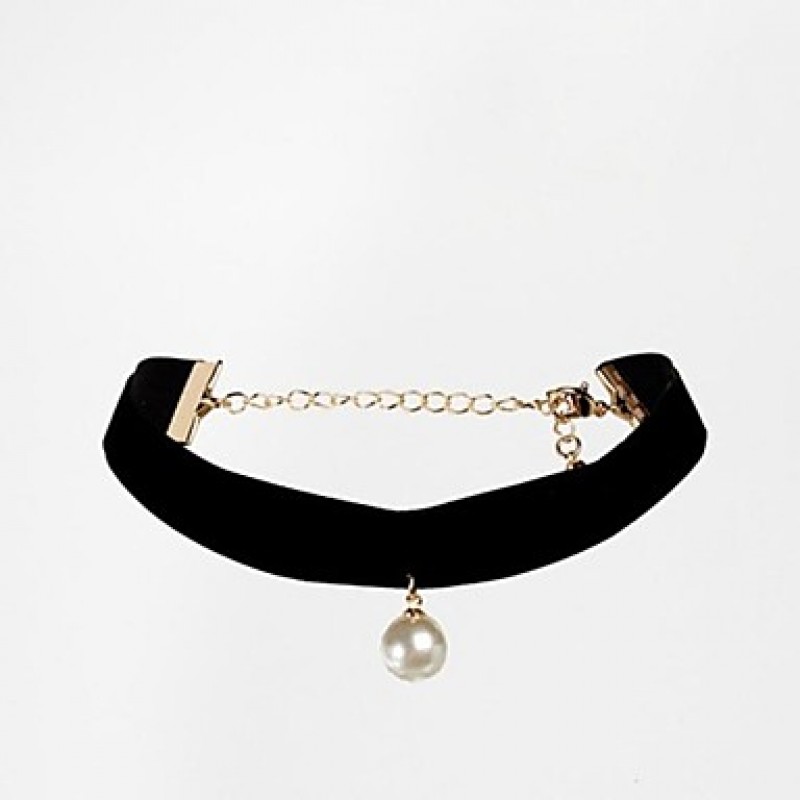 Women's European and American Trade Simple Pearl N...