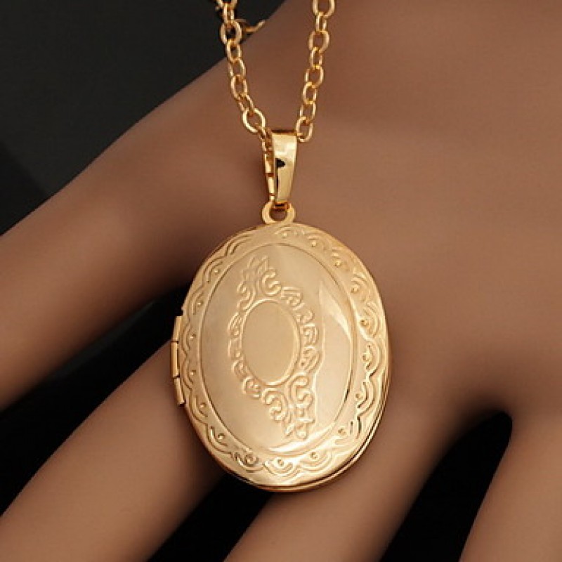 18K Real Gold Plated Locket